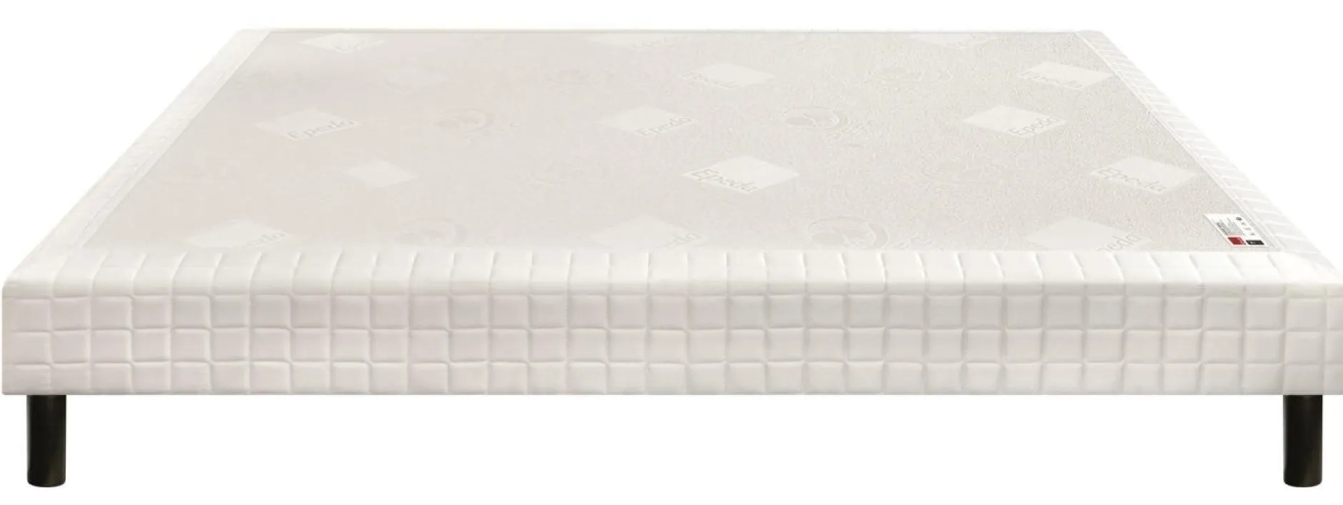 Sommiers 90 X 190 Cm|Sommiers 140 X 190 Cm>Camif EPEDA Sommier tapissier à lattes 15 cm Nature - - 100 x 200 cm Ecru