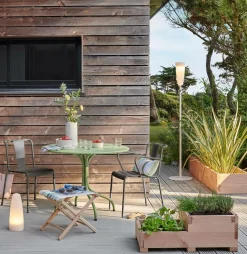 Fauteuils De Jardin>Camif EREME Lot de 2 Fauteuils Paname - Etain