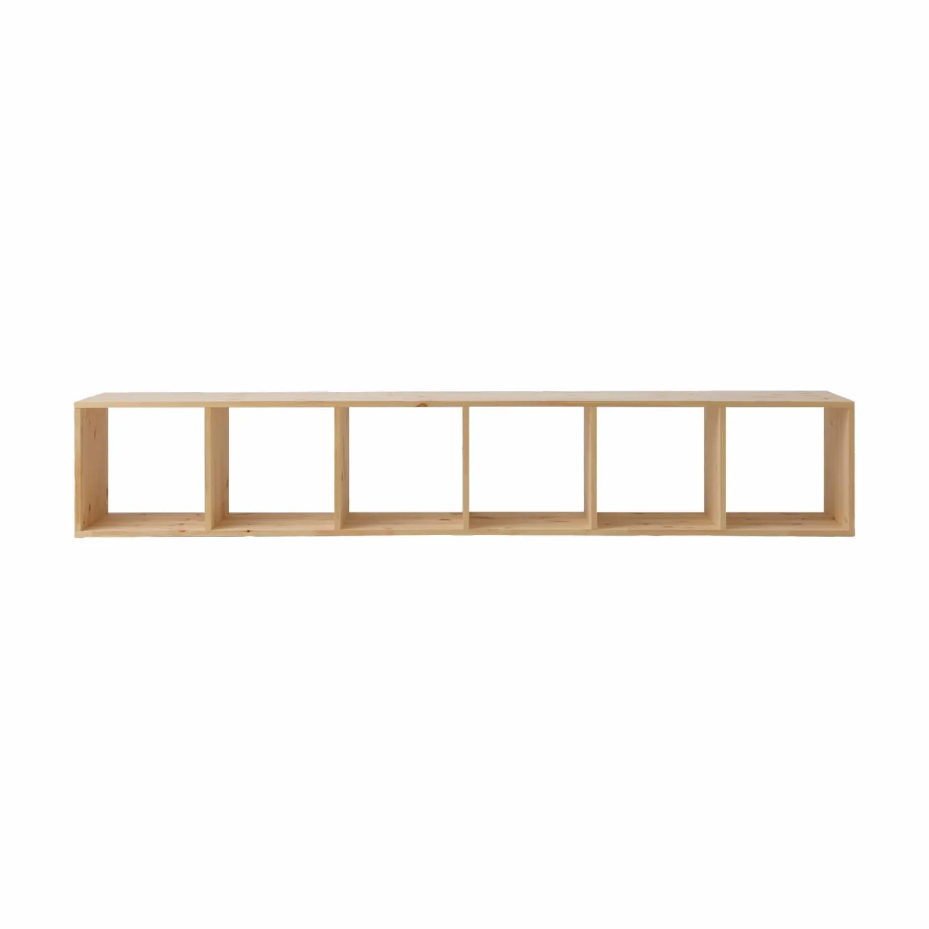 Etagères>Camif Etagère bois massif 6 cases Elio