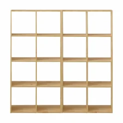 Etagères>Camif Etagère bois massif 4x4 cases Elio