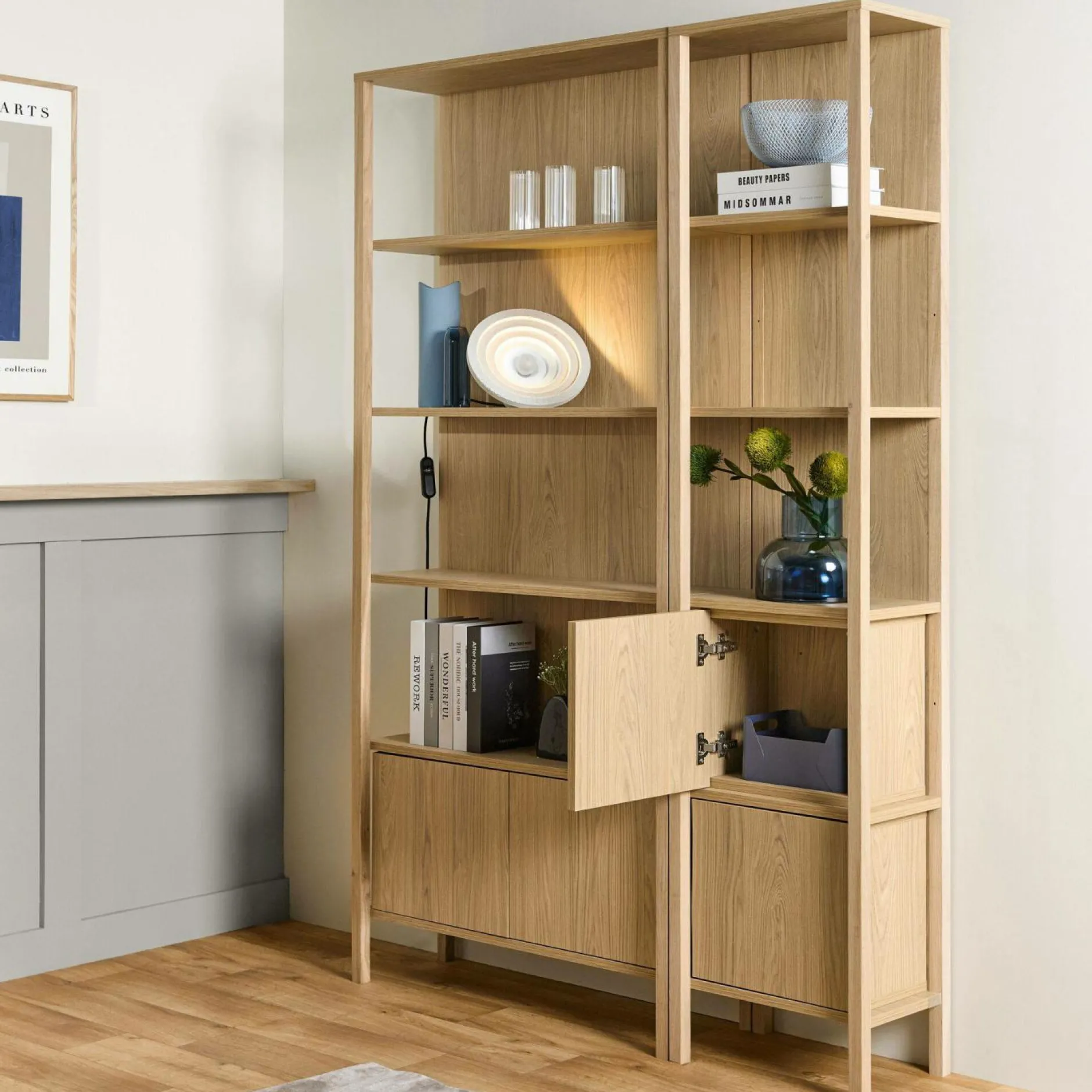 Bibliothèques>Camif Etagère décor bois L45cm Simon