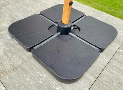 Pieds De Parasols>Camif EZPELETA Lot de 4 Dalles à Remplir pour Parasol Flexo