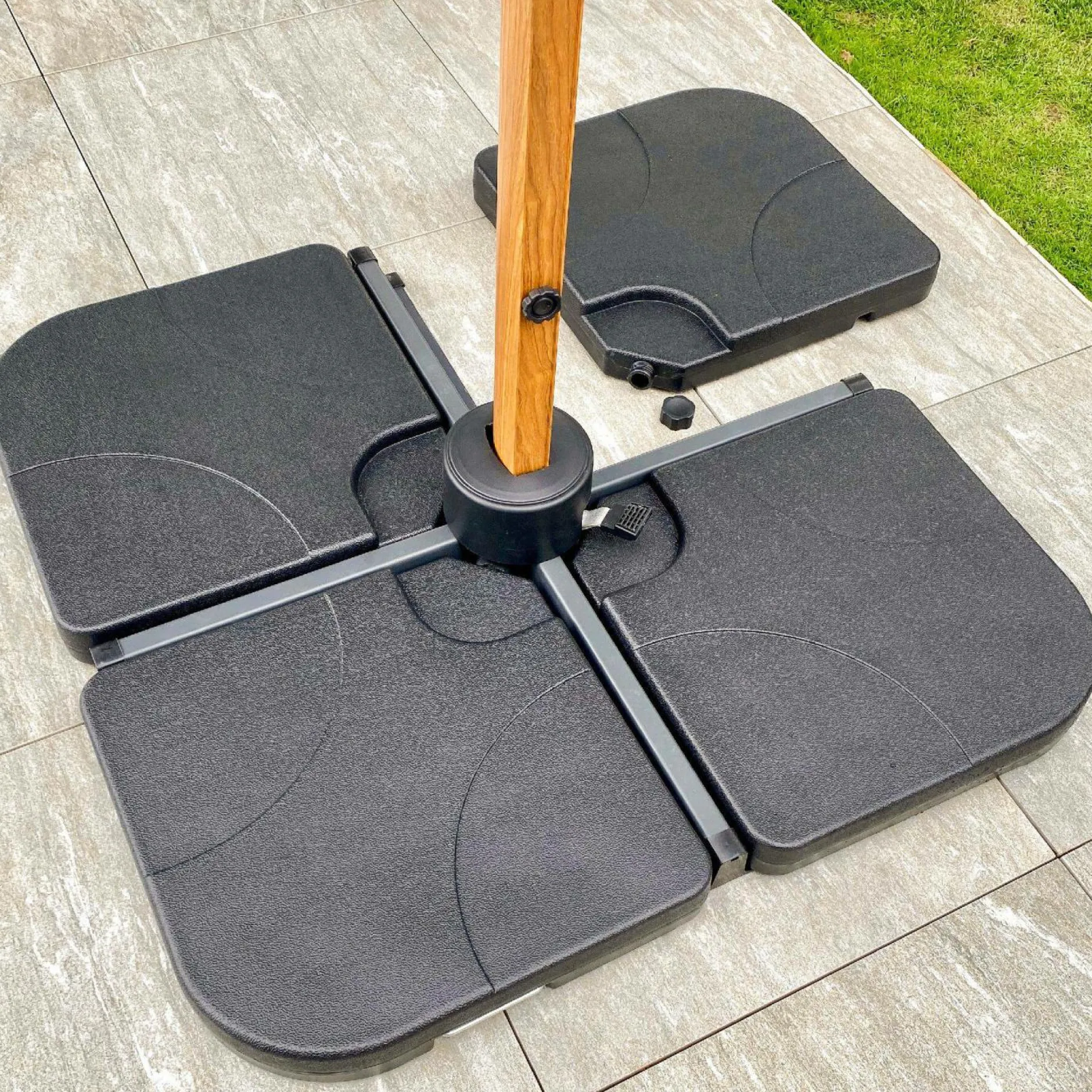 Pieds De Parasols>Camif EZPELETA Lot de 4 Dalles à Remplir pour Parasol Flexo