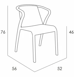 Fauteuils De Jardin></noscript>Camif EZPELETA Lot de 2 Fauteuils Empilables Fado - Sable