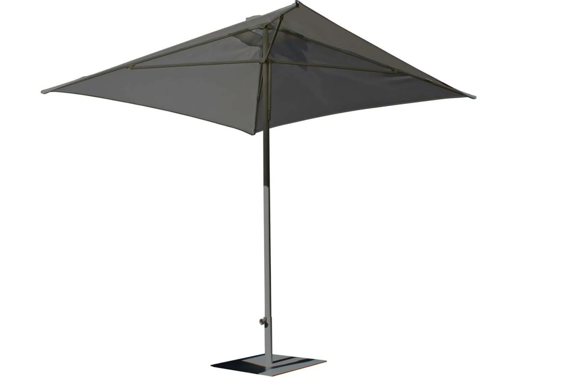Parasols>Camif EZPELETA Parasol 250 x 250 cm Eolo en Aluminium - Gris Anthracite