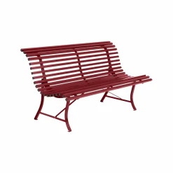 Bancs De Jardin>Camif FERMOB Banc 3 Places 150 cm Louisiane en Acier - Piment