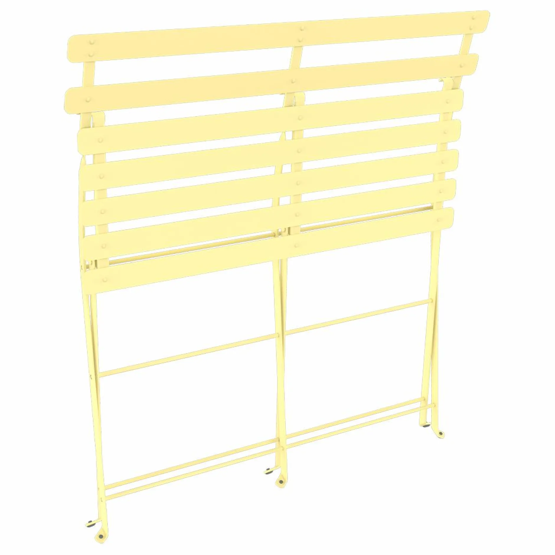 Canapés Et Fauteuils De Jardin>Camif FERMOB Banquette Pliante 2 Places Bistro en Acier - Citron Givré