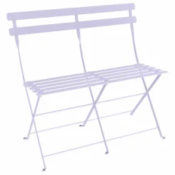 Canapés Et Fauteuils De Jardin>Camif FERMOB Banquette Pliante 2 Places Bistro en Acier - Guimauve