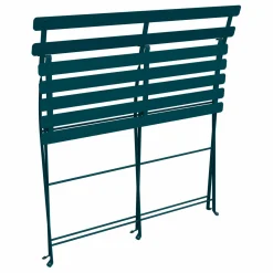 Canapés Et Fauteuils De Jardin></noscript>Camif FERMOB Banquette Pliante 2 Places Bistro en Acier - Bleu Acapulco