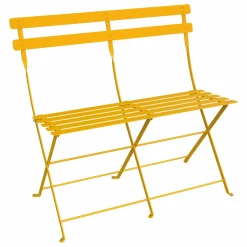 Canapés Et Fauteuils De Jardin>Camif FERMOB Banquette Pliante 2 Places Bistro en Acier - Miel Texturé