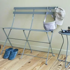 Canapés Et Fauteuils De Jardin></noscript>Camif FERMOB Banquette Pliante 2 Places Bistro en Acier - Cèdre