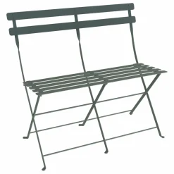 Canapés Et Fauteuils De Jardin>Camif FERMOB Banquette Pliante 2 Places Bistro en Acier - Gris Orage
