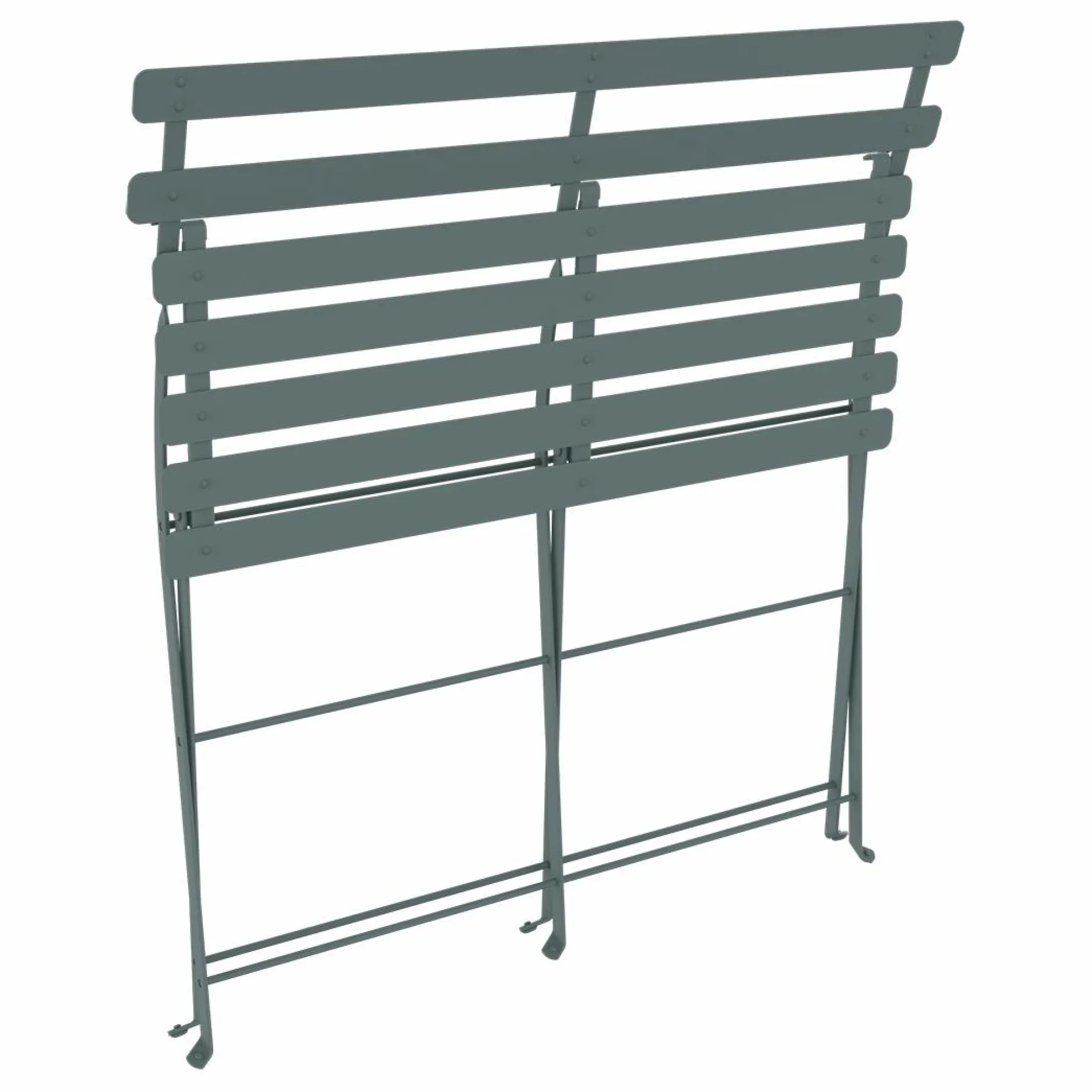 Canapés Et Fauteuils De Jardin>Camif FERMOB Banquette Pliante 2 Places Bistro en Acier - Gris Orage