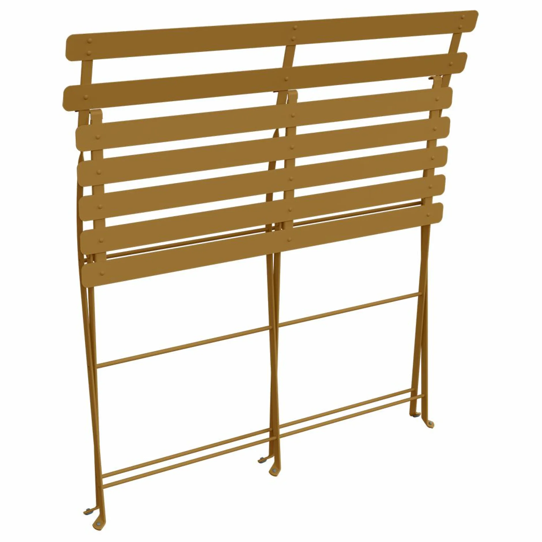 Canapés Et Fauteuils De Jardin>Camif FERMOB Banquette Pliante 2 Places Bistro en Acier - Pain d'épice