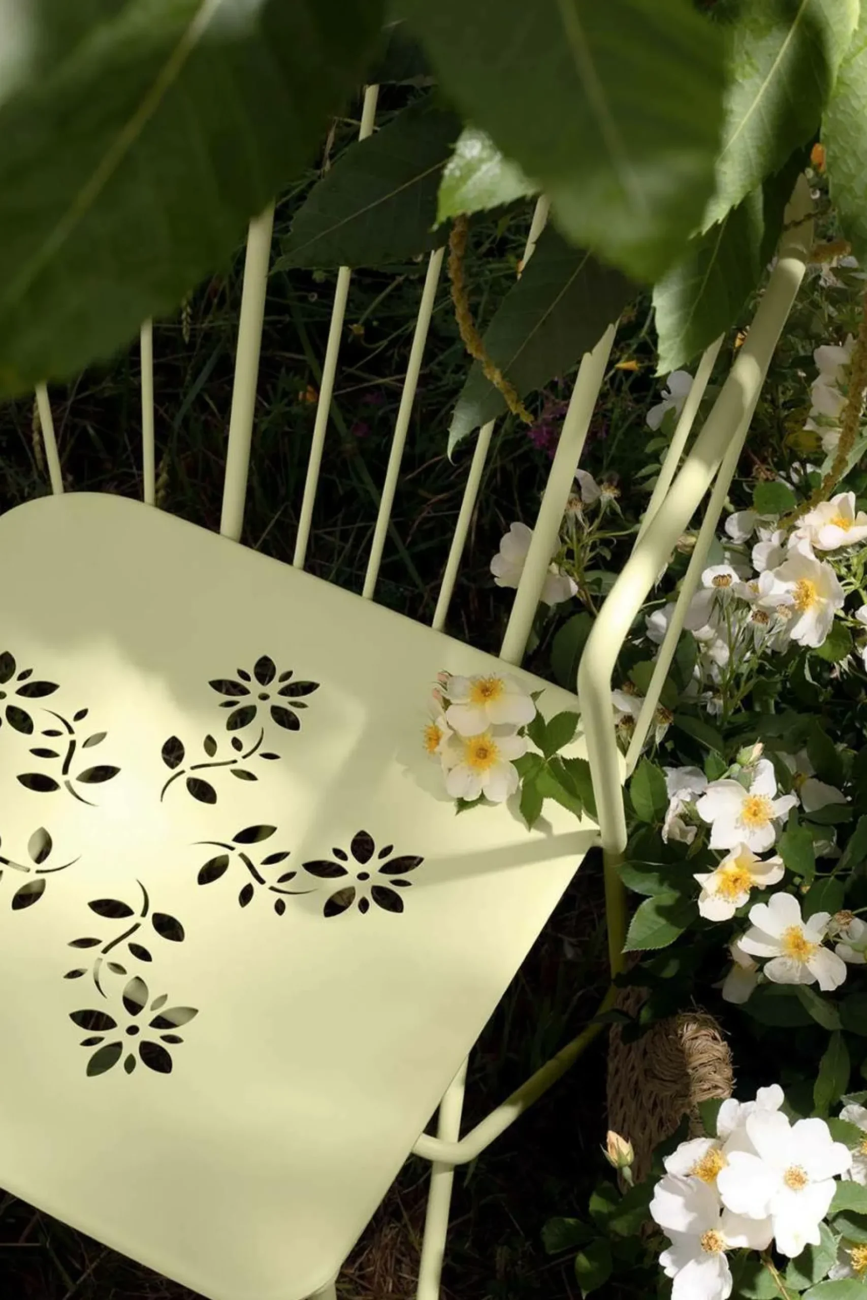 Fauteuils De Jardin>Camif FERMOB Bridge Flower perforé - Romarin
