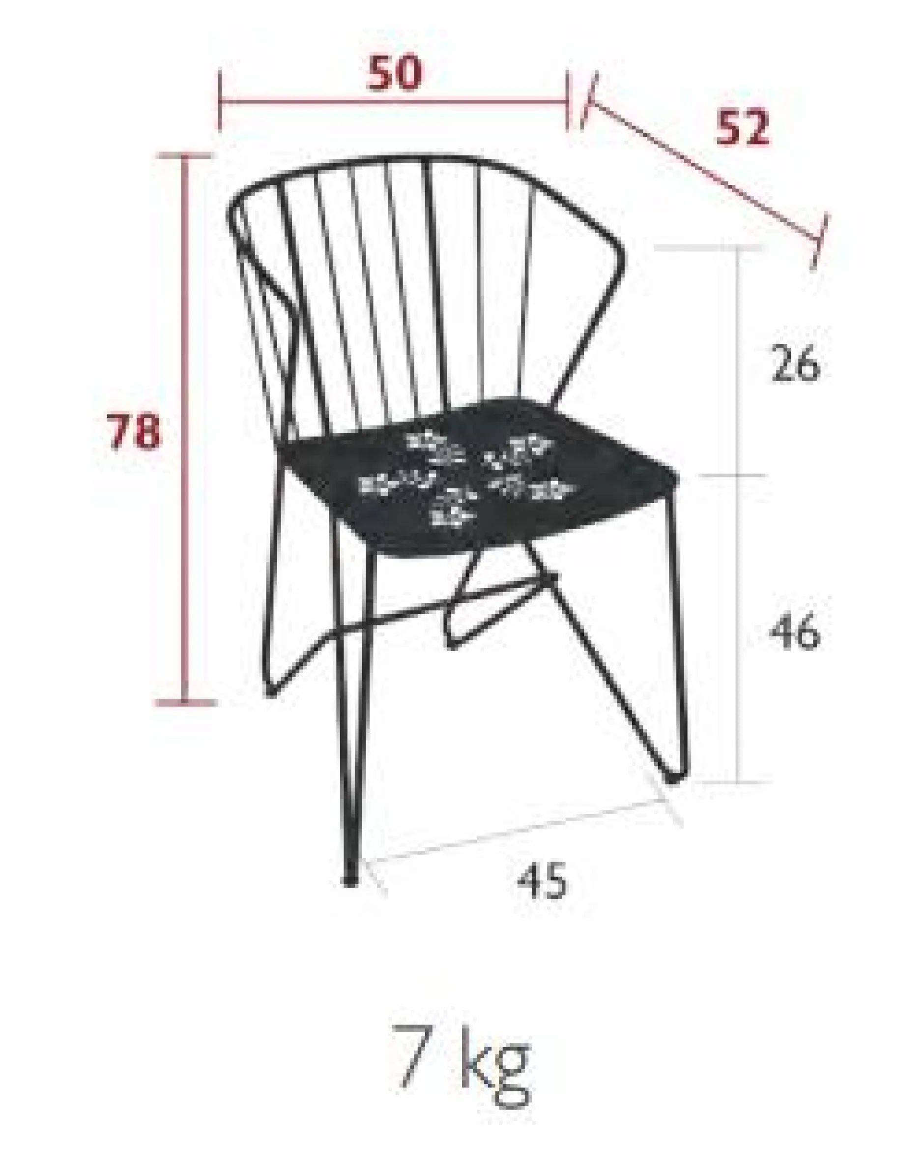 Fauteuils De Jardin>Camif FERMOB Bridge Flower perforé - Romarin