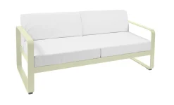 Canapés Et Fauteuils De Jardin>Camif FERMOB Canapé 2 Places Bellevie Blanc Grisé en Aluminium - Tilleul
