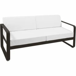 Canapés Et Fauteuils De Jardin>Camif FERMOB Canapé 2 Places Bellevie Blanc Grisé en Aluminium - Tonka