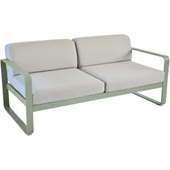 Canapés Et Fauteuils De Jardin>Camif FERMOB Canapé 2 Places Bellevie Gris Flanelle en Aluminium - Cactus