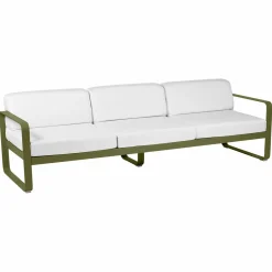 Canapés Et Fauteuils De Jardin>Camif FERMOB Canapé 3 Places Bellevie Blanc Grisé en Aluminium - Pesto