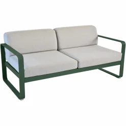 Canapés Et Fauteuils De Jardin>Camif FERMOB Canapé 2 Places Bellevie Gris Flanelle en Aluminium - Cèdre