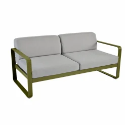 Canapés Et Fauteuils De Jardin>Camif FERMOB Canapé 2 Places Bellevie Gris Flanelle en Aluminium - Pesto