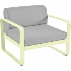 Canapés Et Fauteuils De Jardin>Camif FERMOB Fauteuil Bellevie Gris Flanelle en Aluminium - Citron Givré