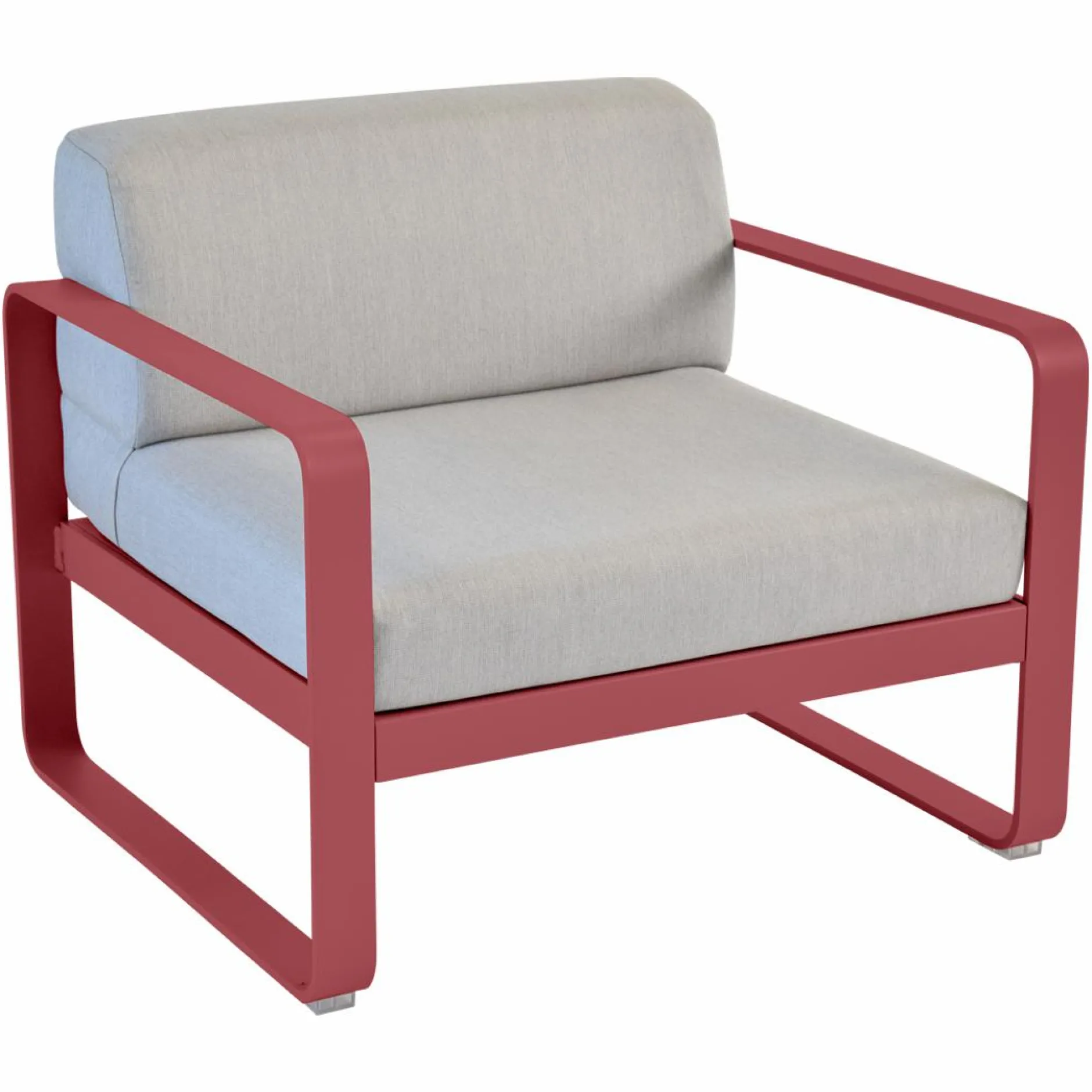 Canapés Et Fauteuils De Jardin>Camif FERMOB Fauteuil Bellevie Gris Flanelle en Aluminium - Piment