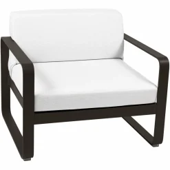 Canapés Et Fauteuils De Jardin>Camif FERMOB Fauteuil Bellevie Blanc Grisé en Aluminium - Tonka