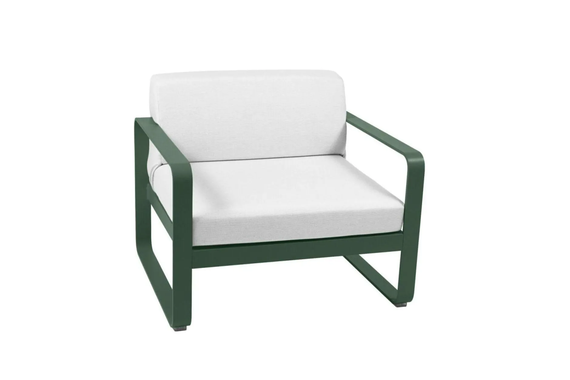 Canapés Et Fauteuils De Jardin>Camif FERMOB Fauteuil Bellevie Blanc Grisé en Aluminium - Cèdre