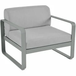 Canapés Et Fauteuils De Jardin>Camif FERMOB Fauteuil Bellevie Gris Flanelle en Aluminium - Gris Lapili