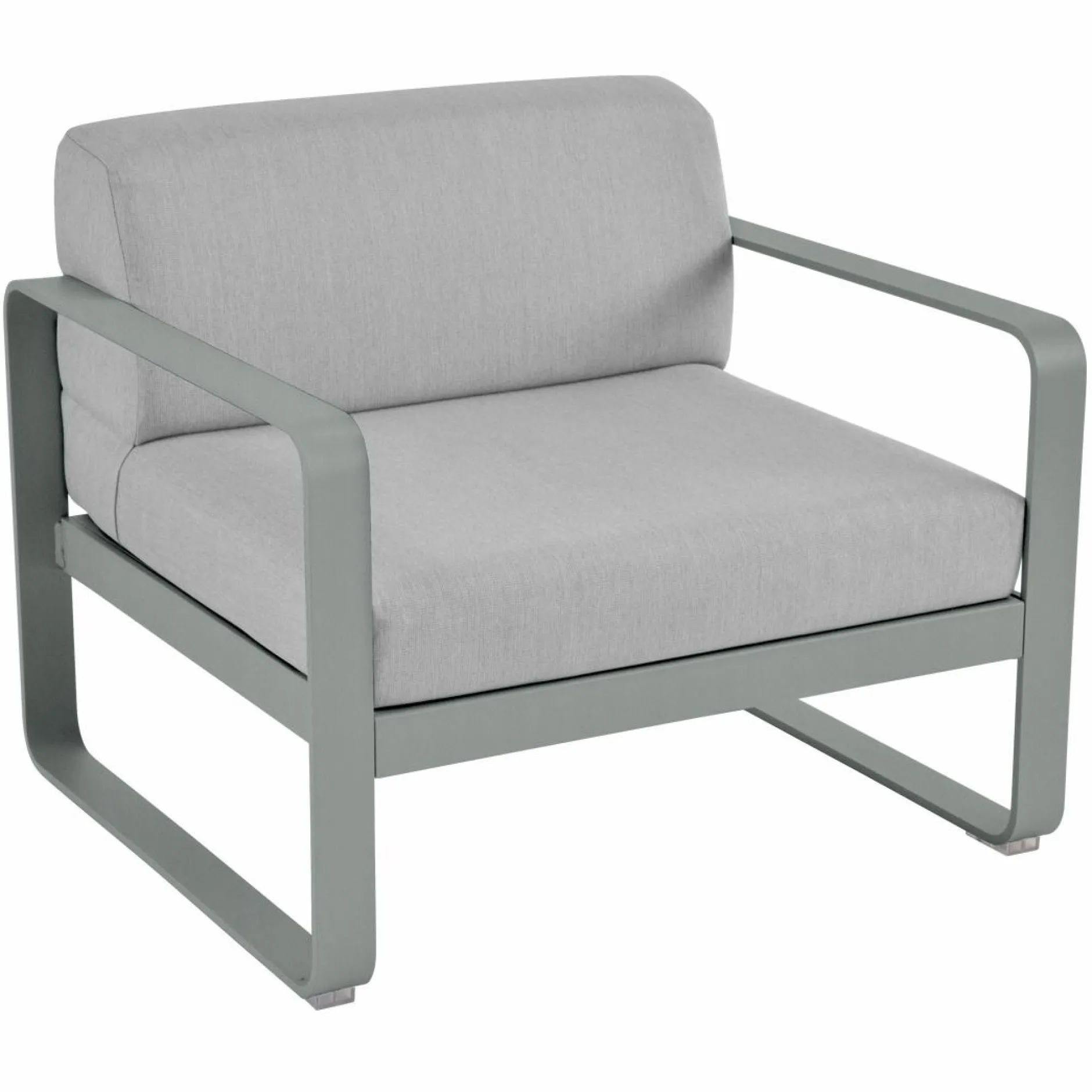Canapés Et Fauteuils De Jardin>Camif FERMOB Fauteuil Bellevie Gris Flanelle en Aluminium - Gris Lapili