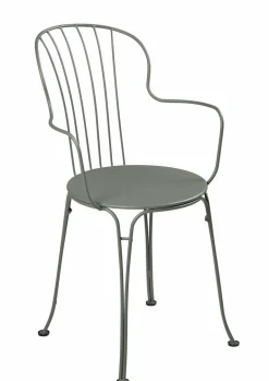 Fauteuils De Jardin>Camif FERMOB Lot de 2 Fauteuils Empilables Opéra+ en Acier - Romarin
