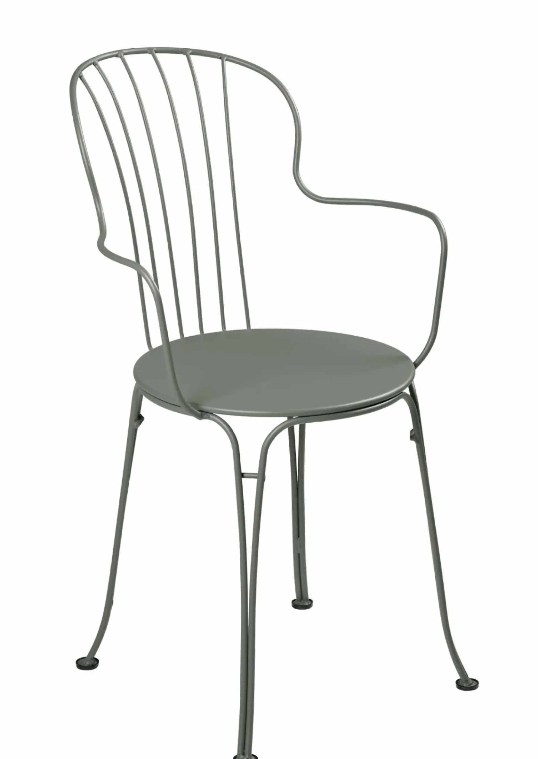 Fauteuils De Jardin>Camif FERMOB Lot de 2 Fauteuils Empilables Opéra+ en Acier - Romarin
