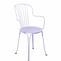 Fauteuils De Jardin>Camif FERMOB Lot de 2 Fauteuils Empilables Opéra+ en Acier - Guimauve