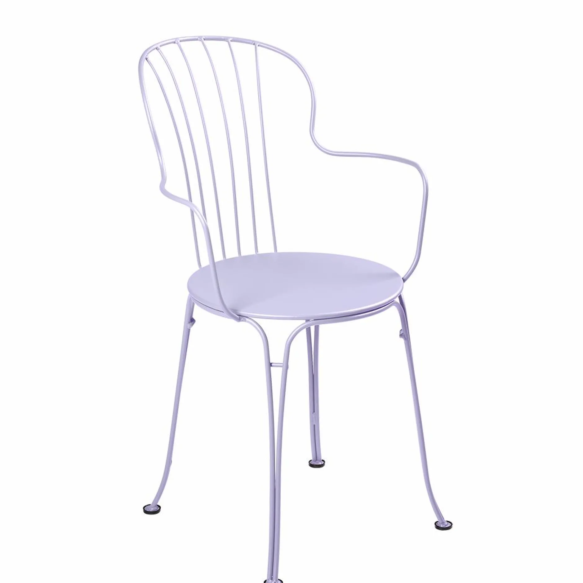 Fauteuils De Jardin>Camif FERMOB Lot de 2 Fauteuils Empilables Opéra+ en Acier - Guimauve