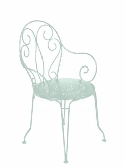 Fauteuils De Jardin>Camif FERMOB Lot de 2 Fauteuils Empilables Montmartre en Acier - Menthe Glaciale