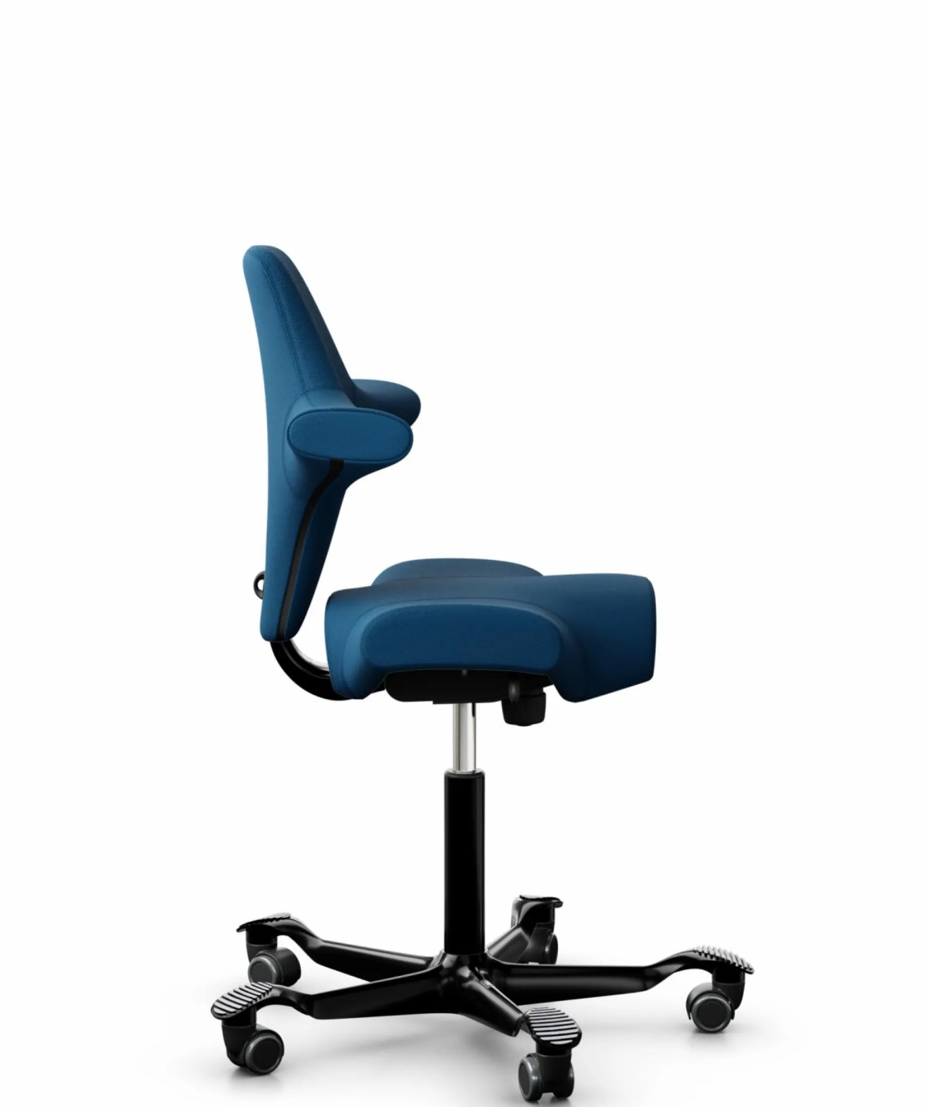 Chaises De Bureau>Camif FLOKK Chaise de bureau assis debout Capisco 8106 - - Roulettes pour sol dur Bleu