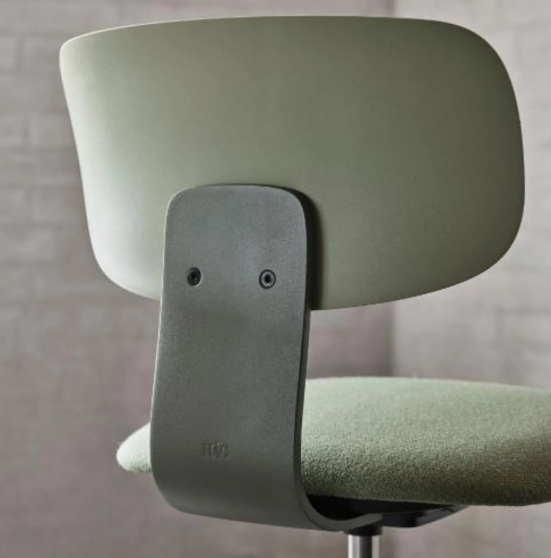 Chaises De Bureau>Camif FLOKK Chaise de bureau assise capitonnée Tion 2140 - Vert Mousse