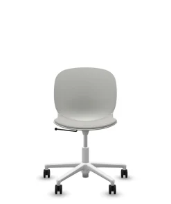 Chaises De Bureau>Camif FLOKK Chaise de bureau assise capitonnée Noor 6070S - Gris Clair