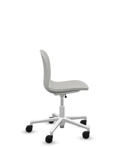 Chaises De Bureau>Camif FLOKK Chaise de bureau assise capitonnée Noor 6070S - Gris Clair