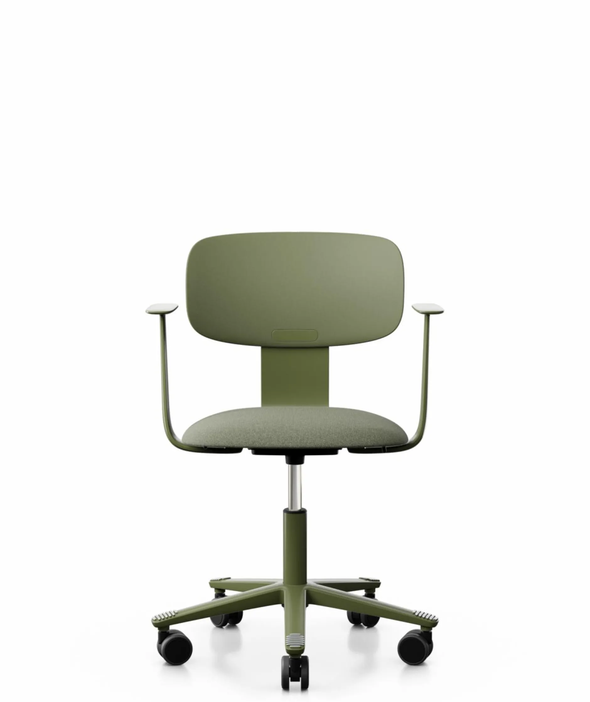 Chaises De Bureau>Camif FLOKK Chaise de bureau assise capitonnée avec accoudoirs Tion 2140 - Vert Mousse