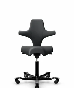 Chaises De Bureau>Camif FLOKK Chaise de bureau assis debout Capisco 8106 - - Roulettes pour sol dur Gris Anthracite