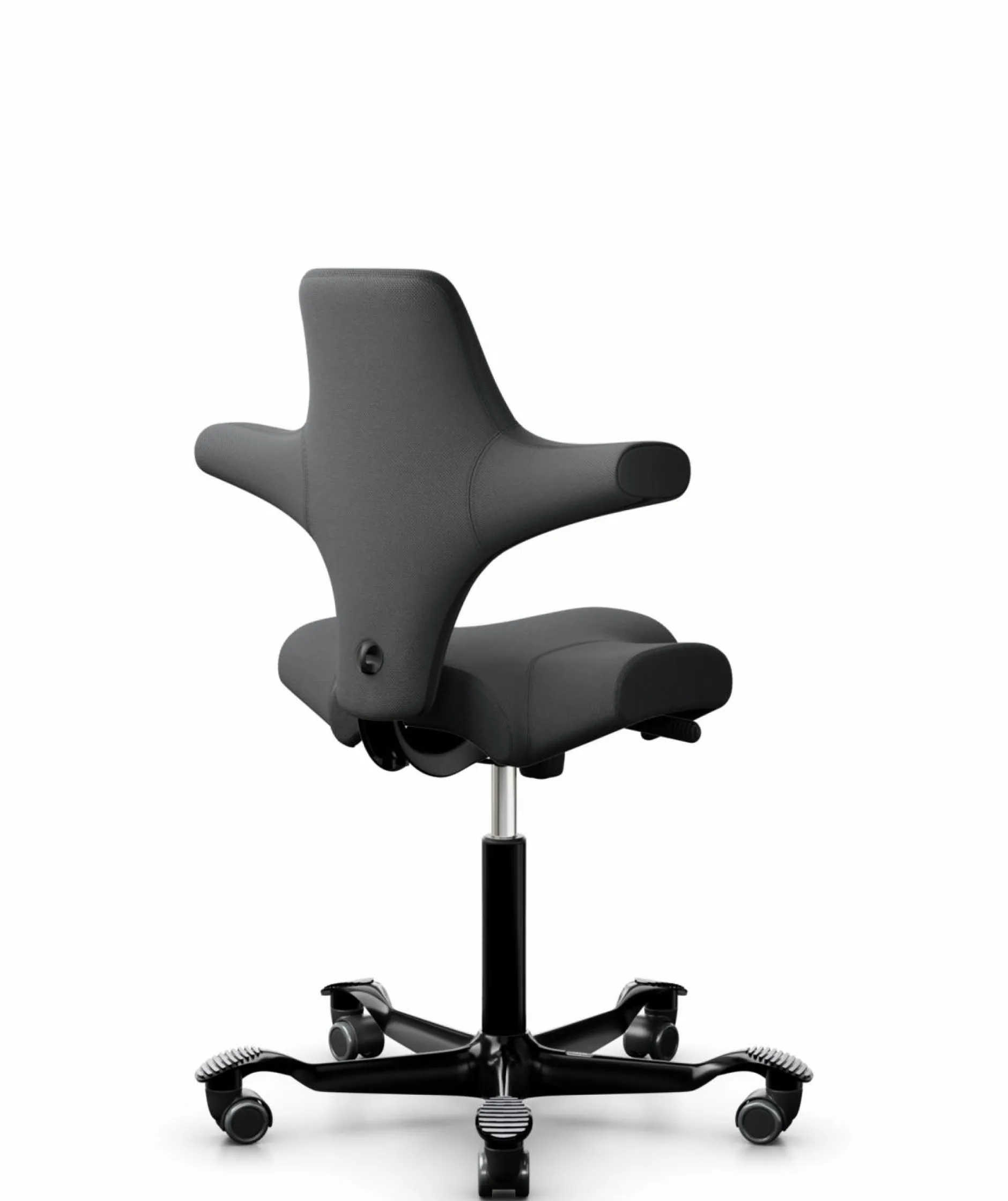 Chaises De Bureau>Camif FLOKK Chaise de bureau assis debout Capisco 8106 - - Roulettes pour sol dur Gris Anthracite