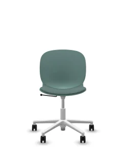 Chaises De Bureau>Camif FLOKK Chaise de bureau assise capitonnée Noor 6070S - Bleu Vert
