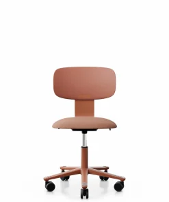 Chaises De Bureau>Camif FLOKK Chaise de bureau assise capitonnée Tion 2140 - Rose Blush