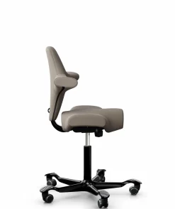 Chaises De Bureau>Camif FLOKK Chaise de bureau assis debout Capisco 8106 - - Roulettes pour sol dur Taupe