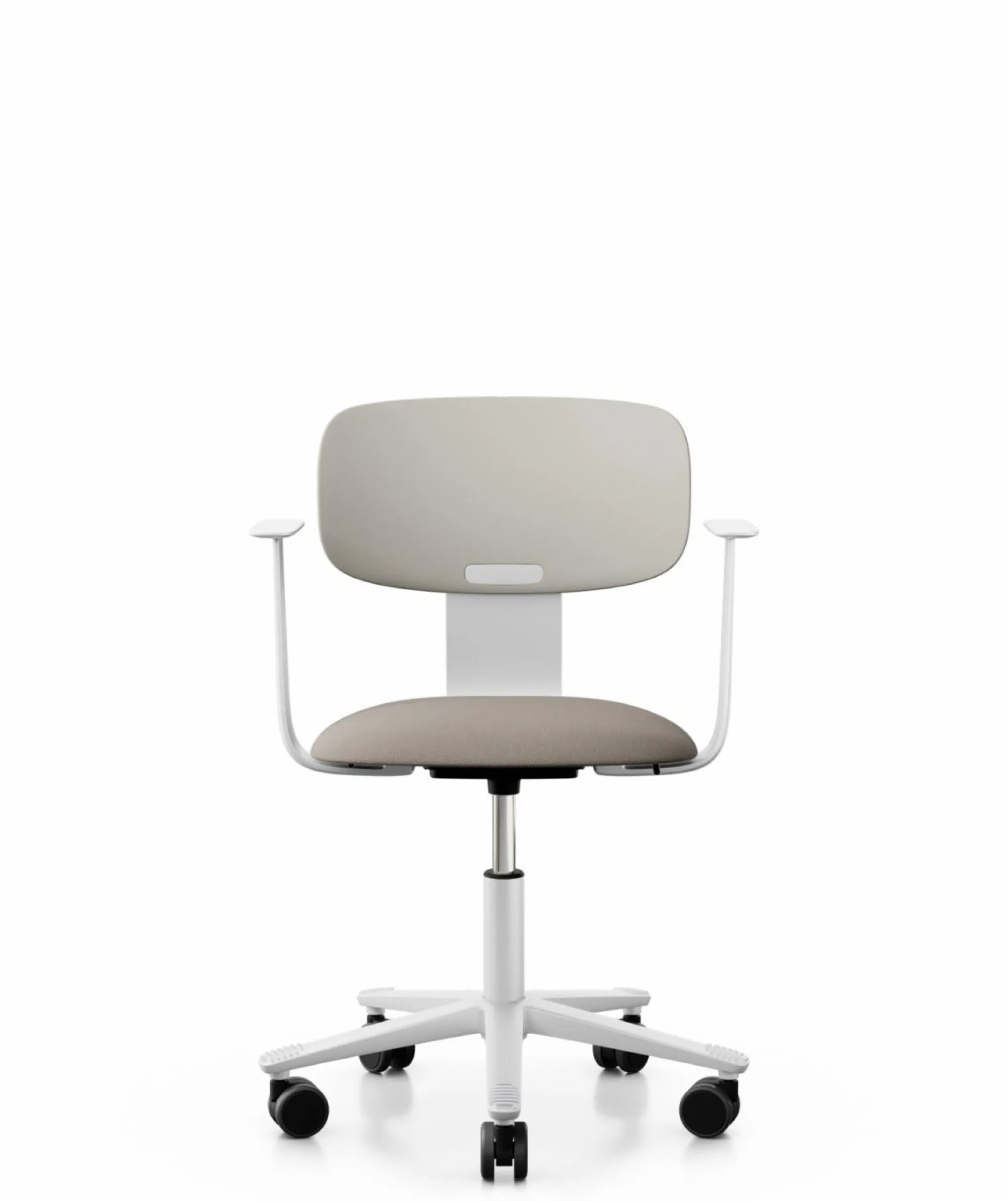 Chaises De Bureau>Camif FLOKK Chaise de bureau assise capitonnée avec accoudoirs Tion 2140 - Gris Clair