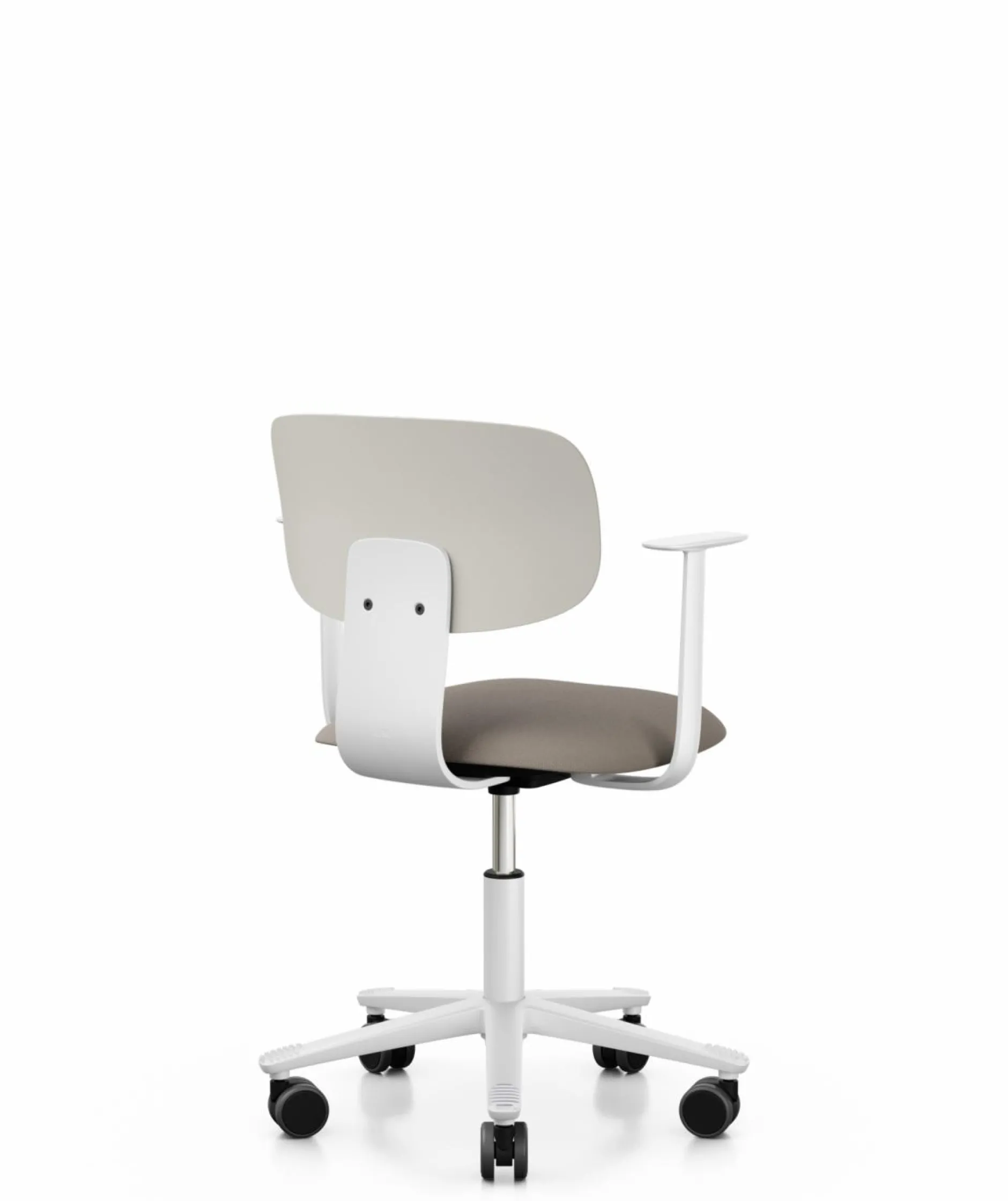 Chaises De Bureau>Camif FLOKK Chaise de bureau assise capitonnée avec accoudoirs Tion 2140 - Gris Clair