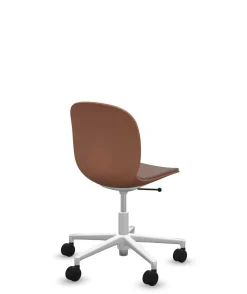 Chaises De Bureau></noscript>Camif FLOKK Chaise de bureau assise capitonnée Noor 6070S - Terracotta